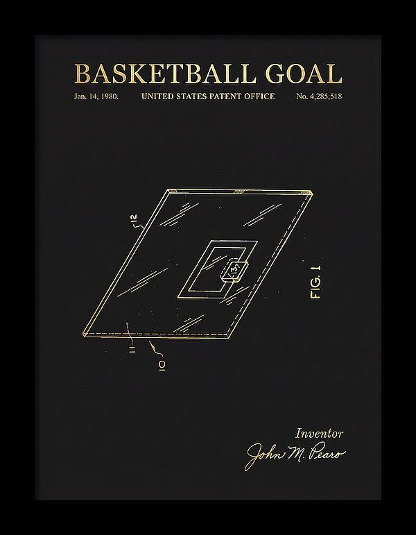 Basketball Goal Gold Patent Us4285518