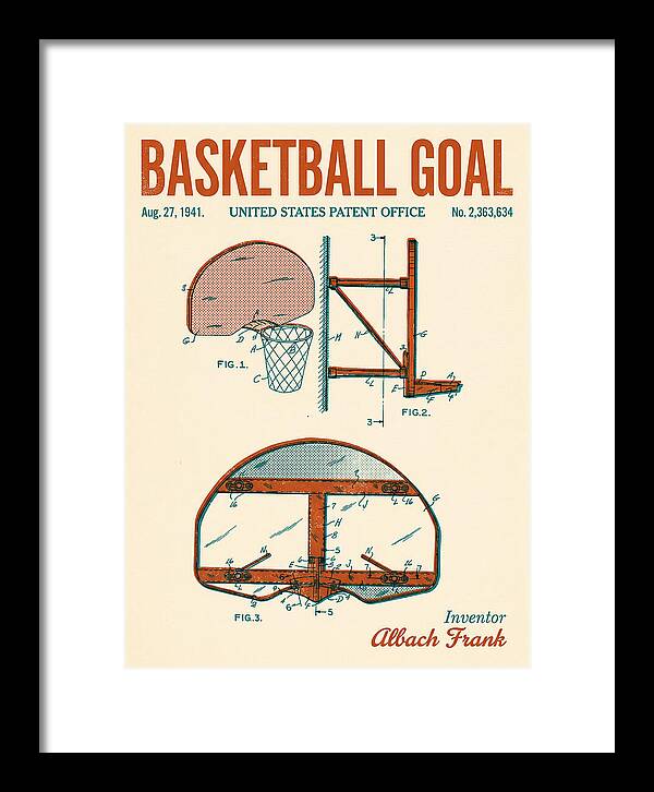Basketball Goal Retro Patent Us2363634