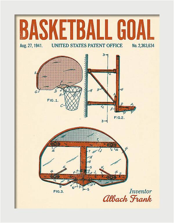 Basketball Goal Retro Patent Us2363634