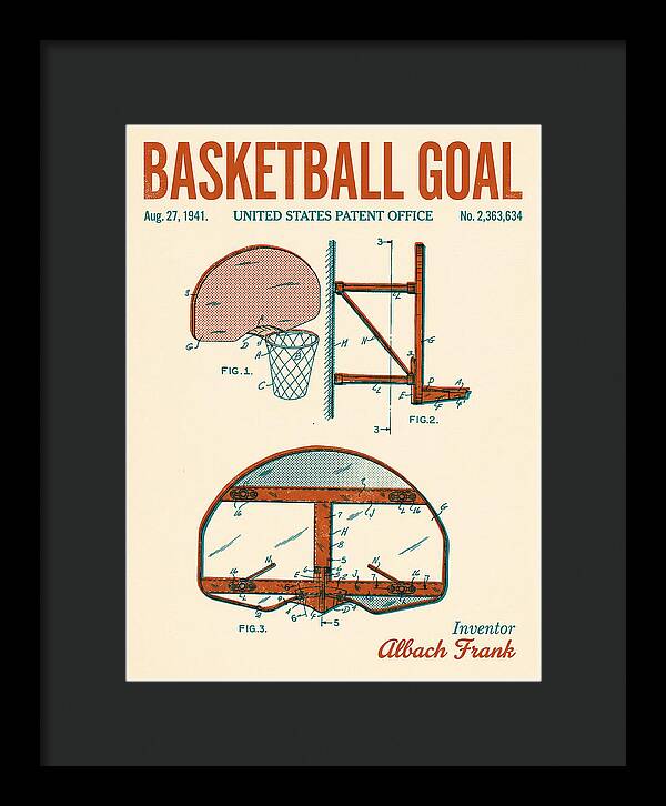 Basketball Goal Retro Patent Us2363634