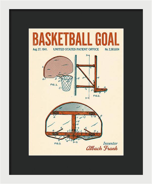 Basketball Goal Retro Patent Us2363634