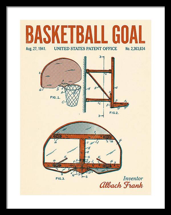 Basketball Goal Retro Patent Us2363634