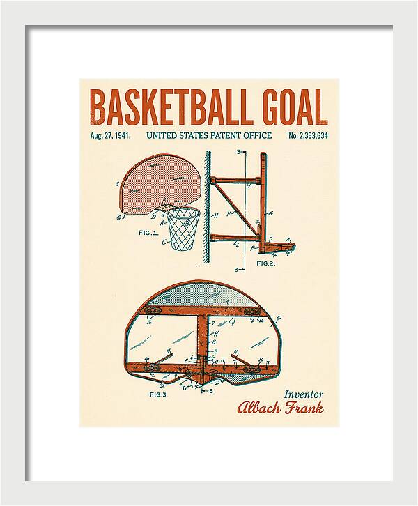 Basketball Goal Retro Patent Us2363634