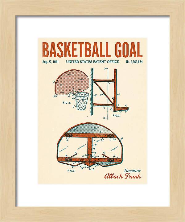 Basketball Goal Retro Patent Us2363634