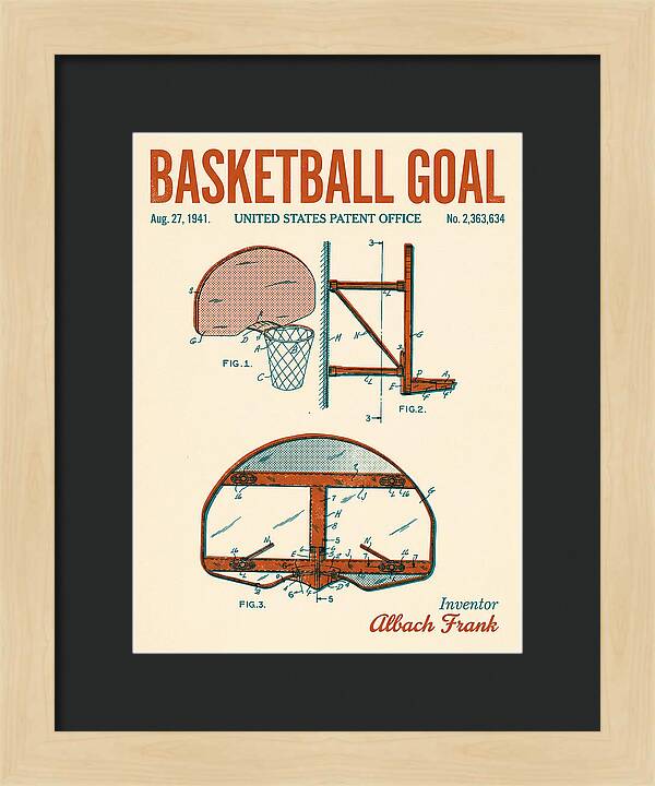 Basketball Goal Retro Patent Us2363634