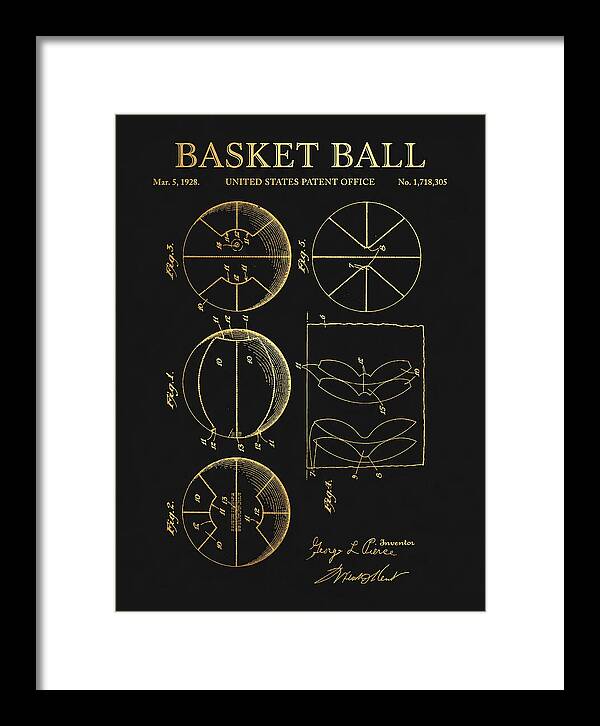 Basketball Gold Patent Us1718305