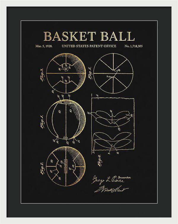 Basketball Gold Patent Us1718305