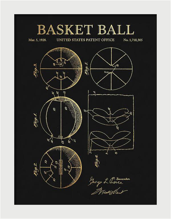 Basketball Gold Patent Us1718305