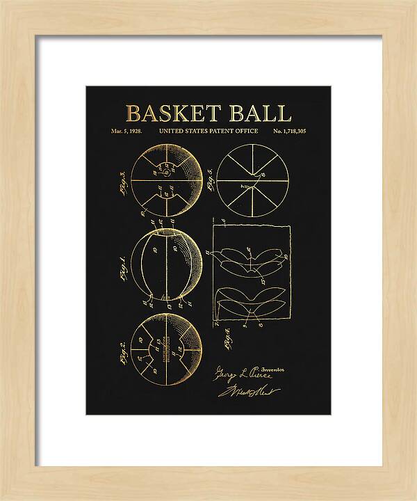 Basketball Gold Patent Us1718305