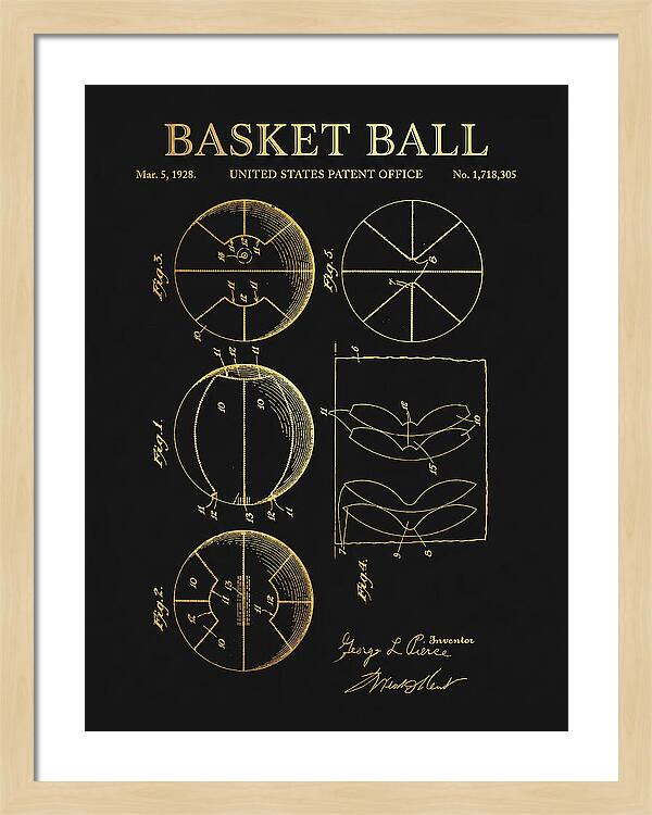 Basketball Gold Patent Us1718305