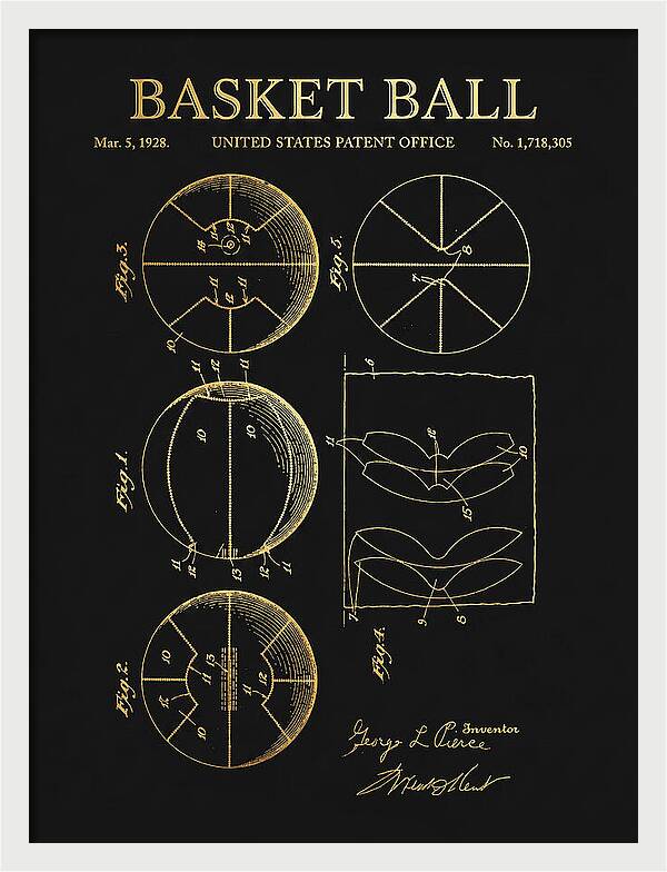 Basketball Gold Patent Us1718305