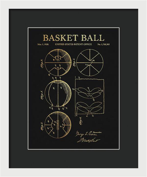 Basketball Gold Patent Us1718305