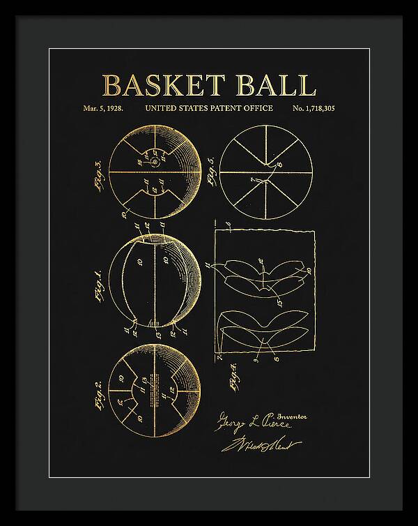 Basketball Gold Patent Us1718305