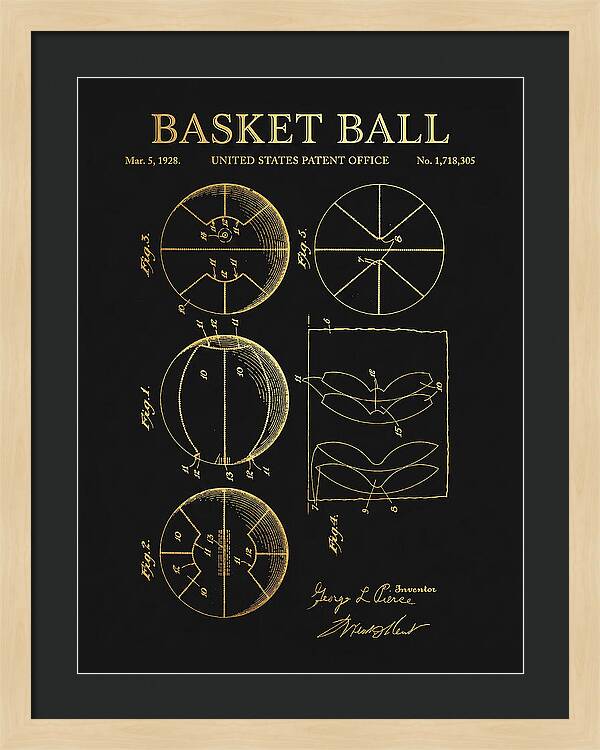 Basketball Gold Patent Us1718305