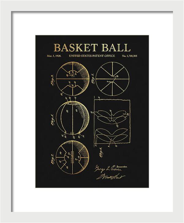 Basketball Gold Patent Us1718305