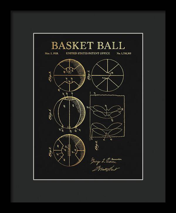 Basketball Gold Patent Us1718305