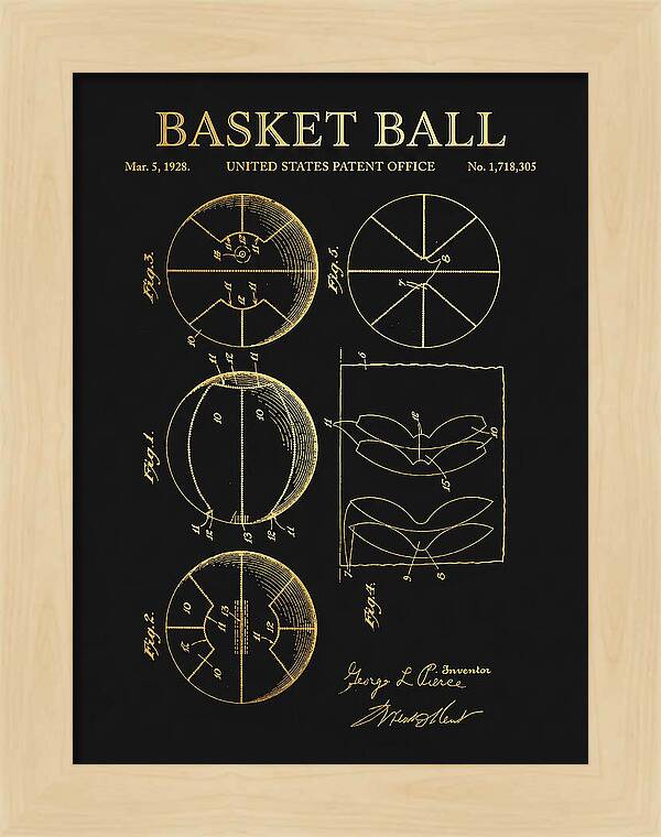 Basketball Gold Patent Us1718305