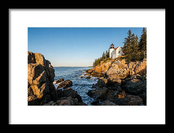 Bass Harbor Head Light At Dusk