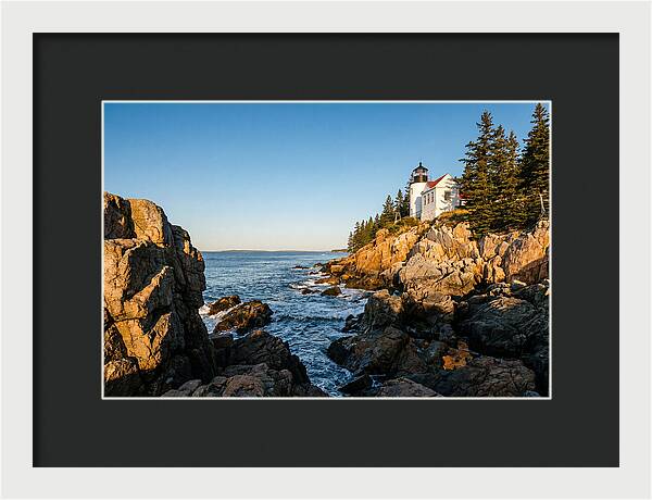Bass Harbor Head Light At Dusk