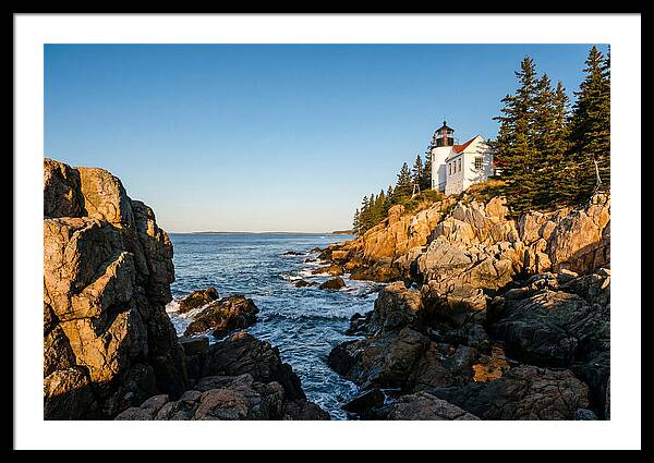 Bass Harbor Head Light At Dusk