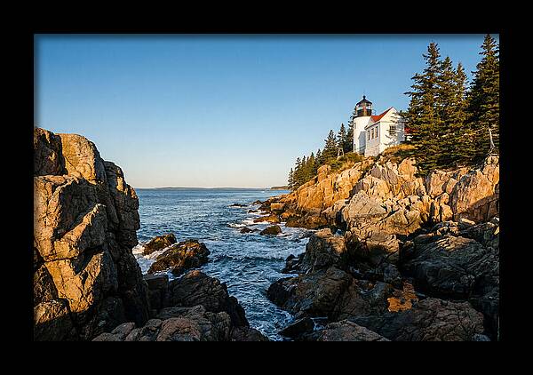 Bass Harbor Head Light At Dusk
