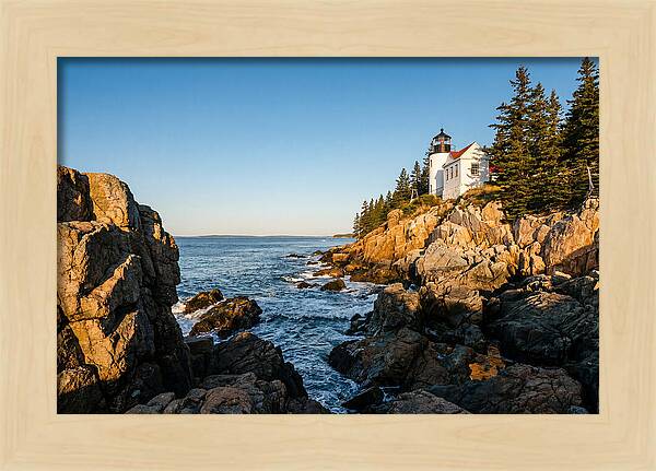 Bass Harbor Head Light At Dusk