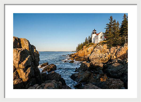 Bass Harbor Head Light At Dusk