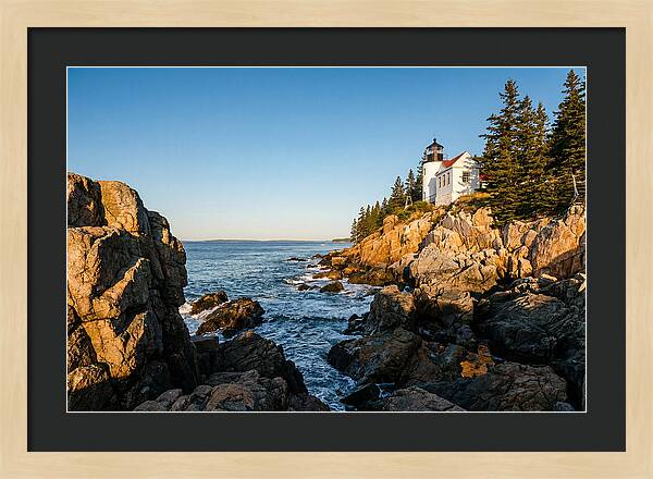 Bass Harbor Head Light At Dusk