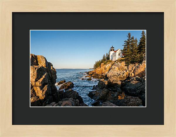 Bass Harbor Head Light At Dusk