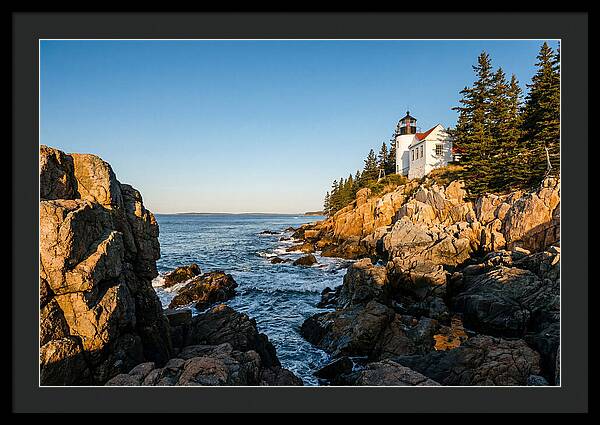 Bass Harbor Head Light At Dusk
