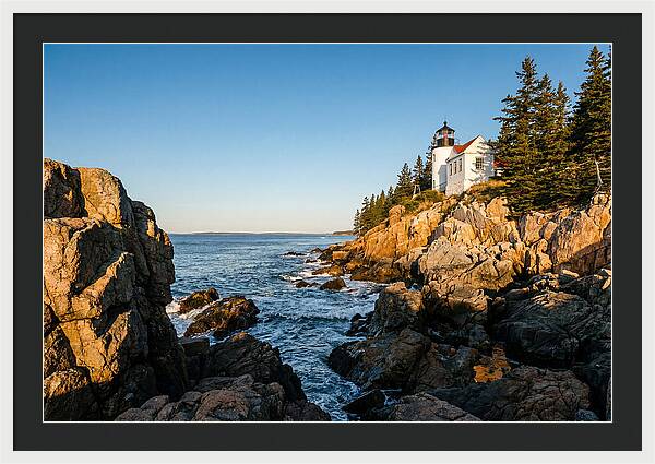 Bass Harbor Head Light At Dusk