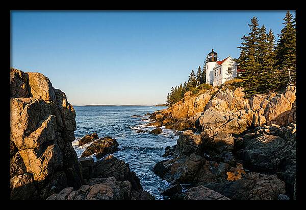 Bass Harbor Head Light At Dusk