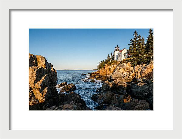 Bass Harbor Head Light At Dusk