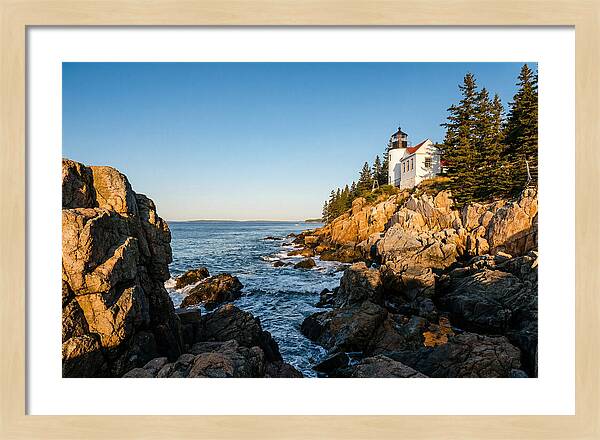 Bass Harbor Head Light At Dusk