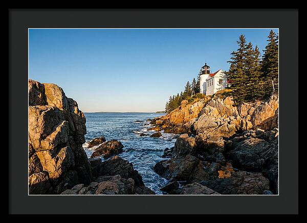 Bass Harbor Head Light At Dusk