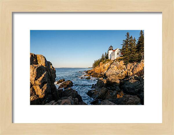 Bass Harbor Head Light At Dusk