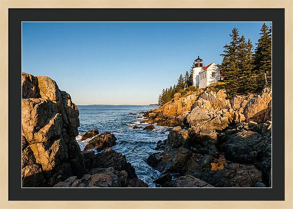 Bass Harbor Head Light At Dusk