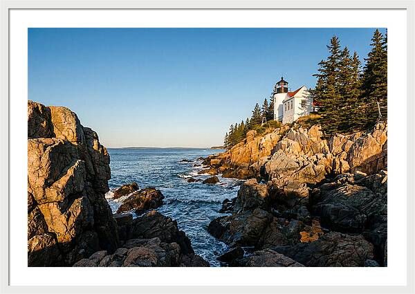 Bass Harbor Head Light At Dusk