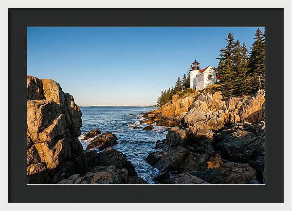 Bass Harbor Head Light At Dusk