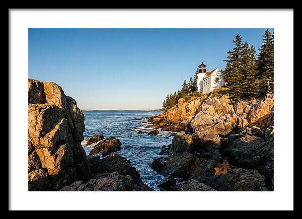 Bass Harbor Head Light At Dusk