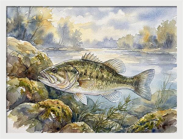 Bass In Tranquil Waters