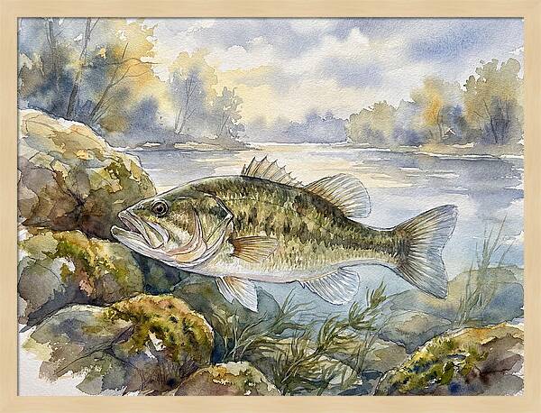 Bass In Tranquil Waters