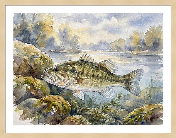 Bass In Tranquil Waters