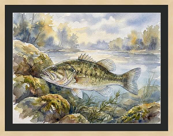 Bass In Tranquil Waters