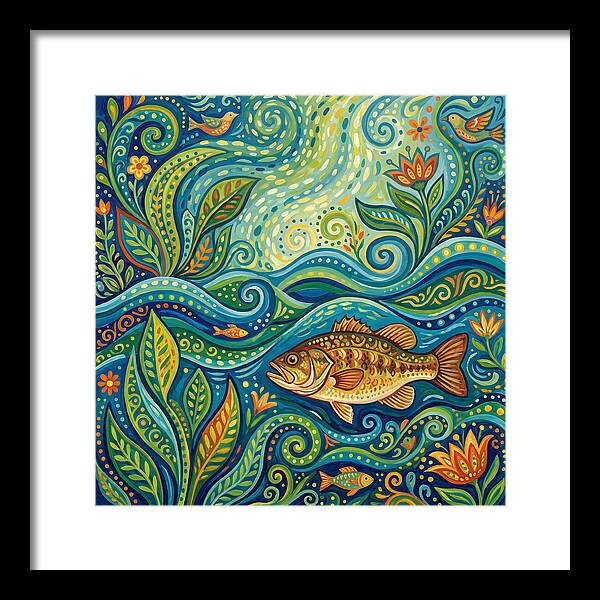 Bass In Vibrant Waters