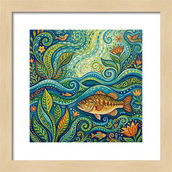 Bass In Vibrant Waters