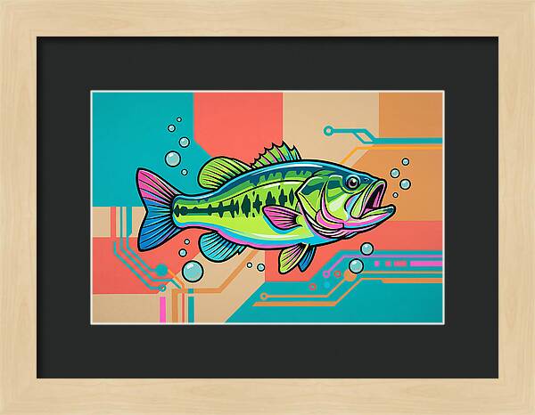 Bass Pop Art Style