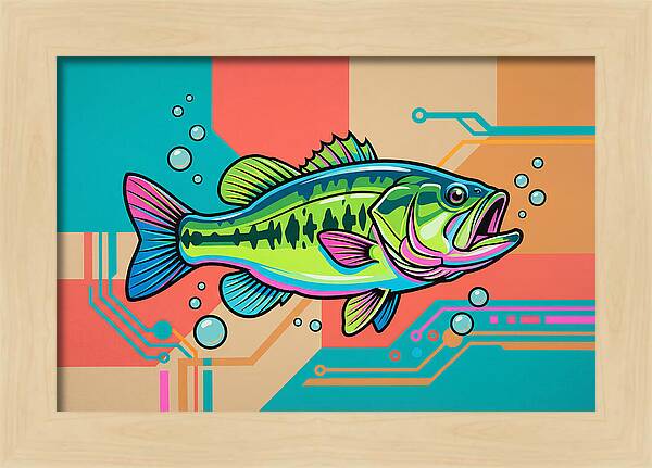 Bass Pop Art Style