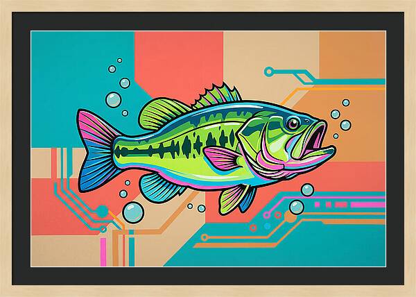 Bass Pop Art Style