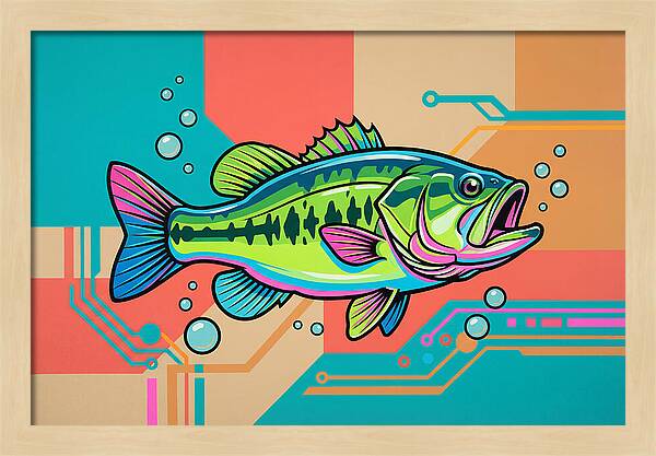 Bass Pop Art Style